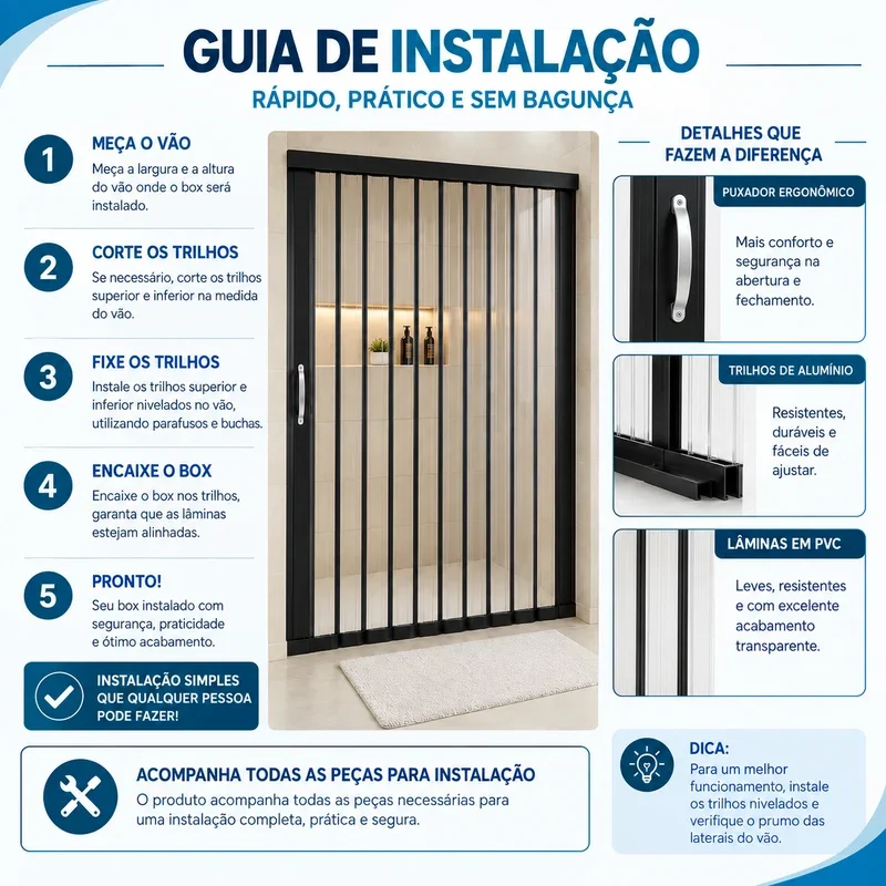 BoxFlex™ Retrátil Sanfonado PVC