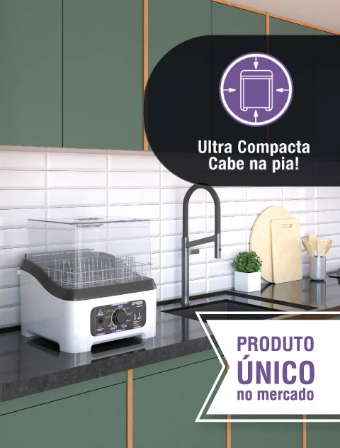 Ultra Compacta — Cabe na Pia!
